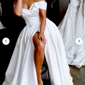 Simple A-line Dress with lace up Corset Top in black